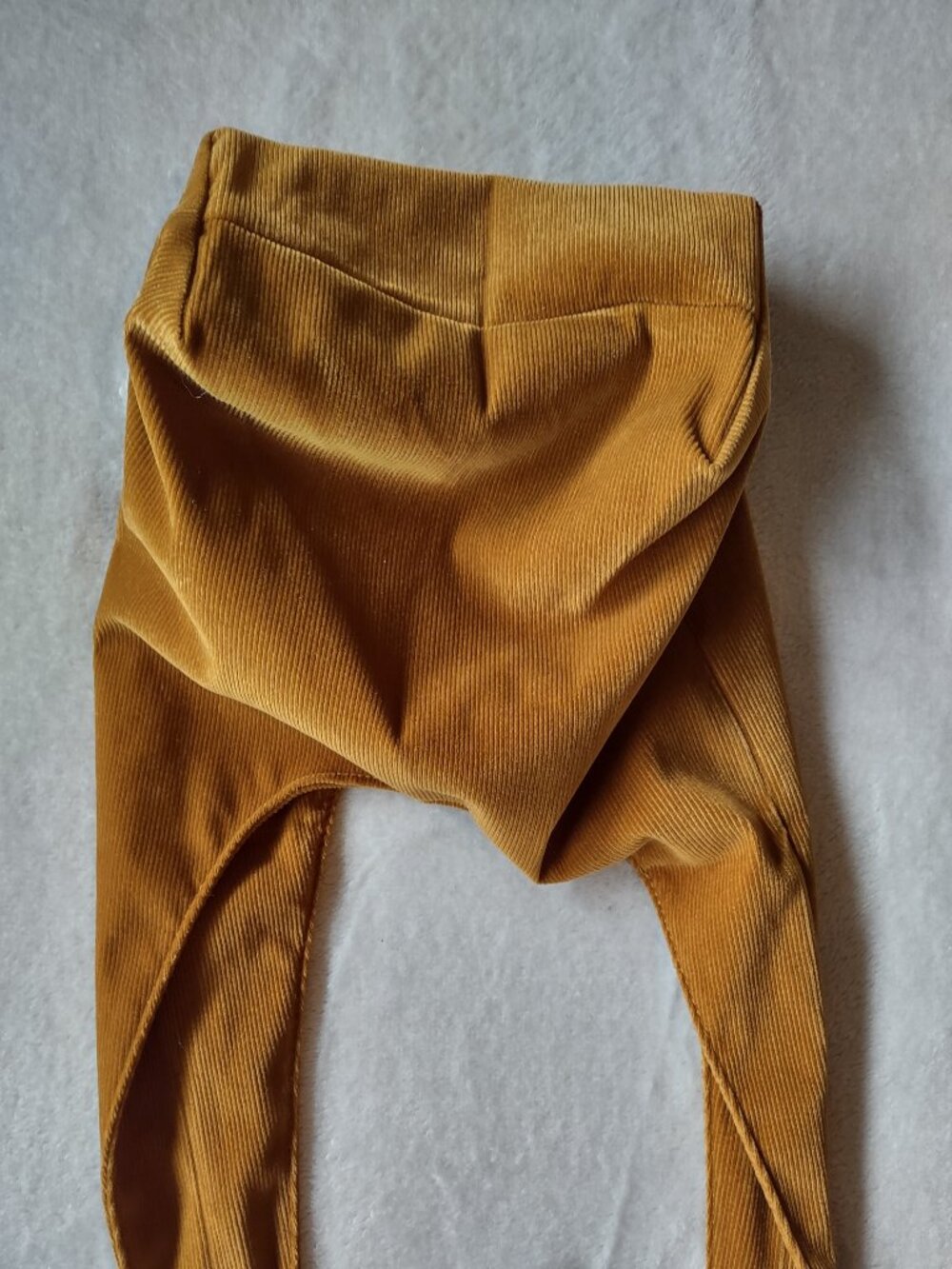 MERIT Corduroy Bonnet Hat Caramel Brown Hood Scarf NWT OS